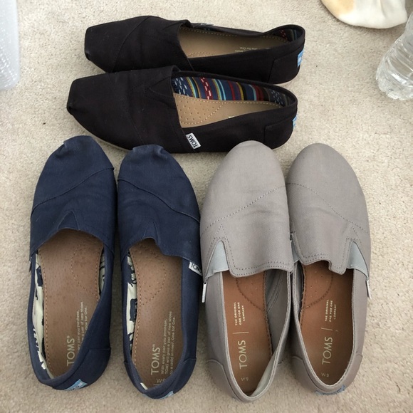Women's toms slip on shoe 9 classic alpargata heritage - Picture 1 of 7